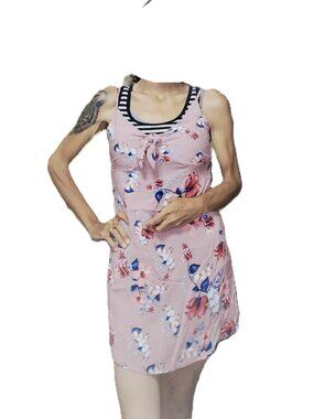Justify Pink Floral Sleeveless Summer Dress Size Small | Spaghetti Straps